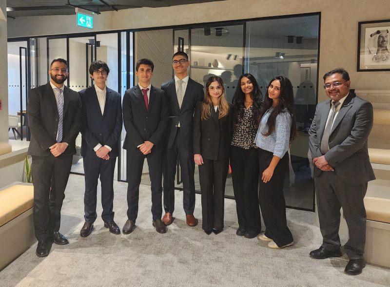 Students from St Christopher's School, ASB and IKNS with SICO staff during the job shadowing programme